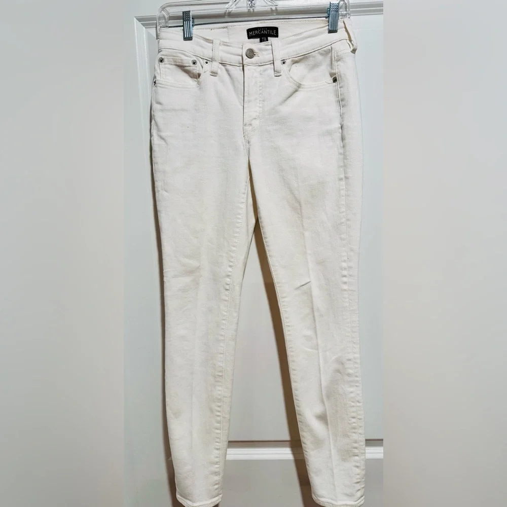 J. Crew Mercantile White‎  Skinny Jeans